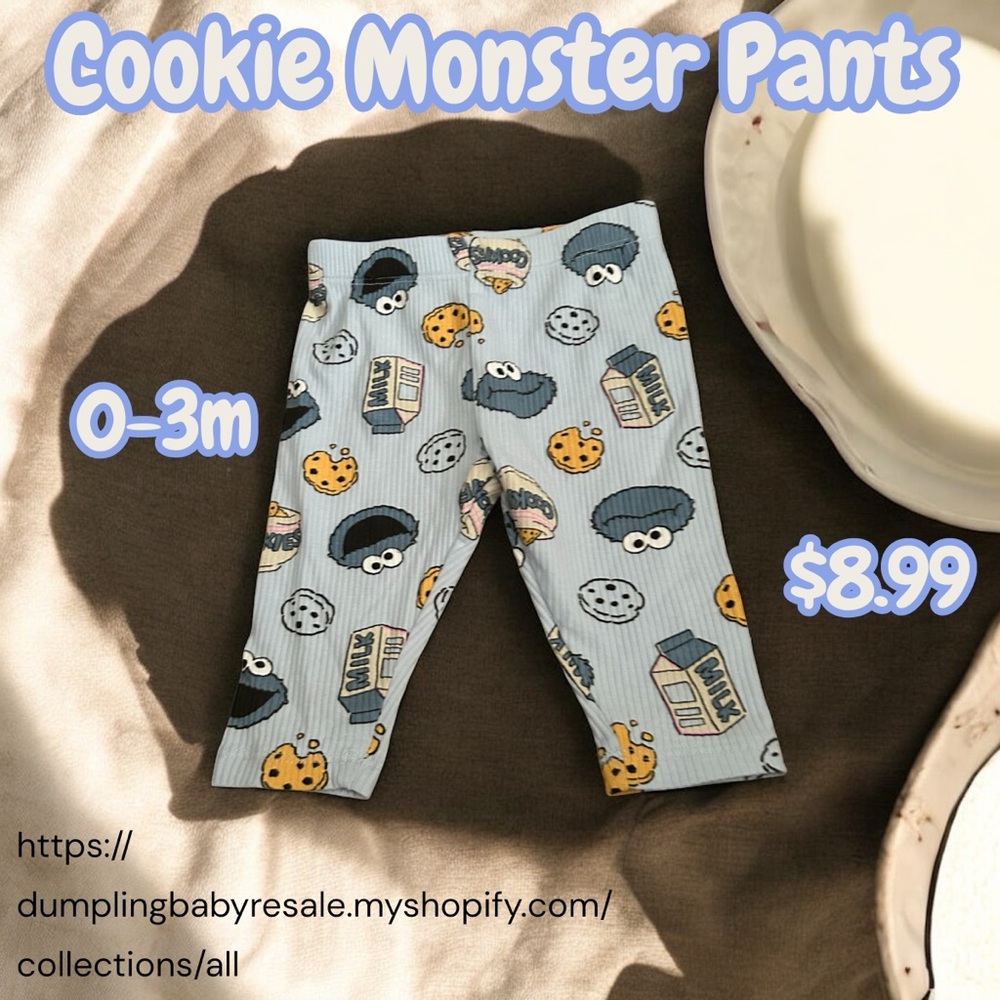 Cookie Monster Kids Sweatpants